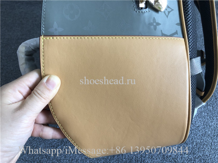 Original Louis Vuitton Monogram Titanium Backpack GM M43881