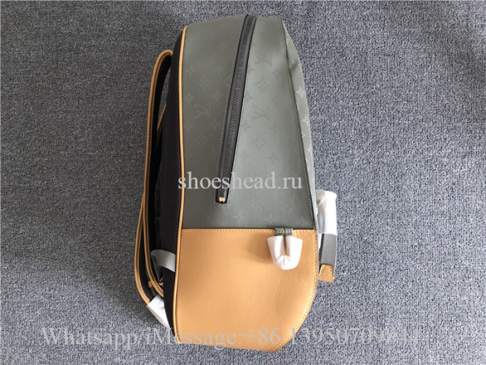 Original Louis Vuitton Monogram Titanium Backpack GM M43881