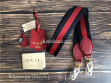 Original Gucci Red Queen Margaret Crystal Embellished Bee Clasp Tote Bag