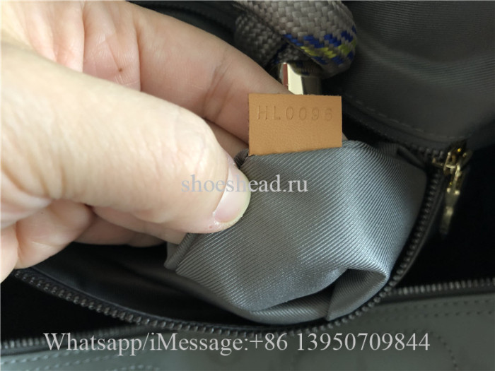 Original Louis Vuitton Keepall Bandouliere Monogram Titanium 50 Grey Duffle