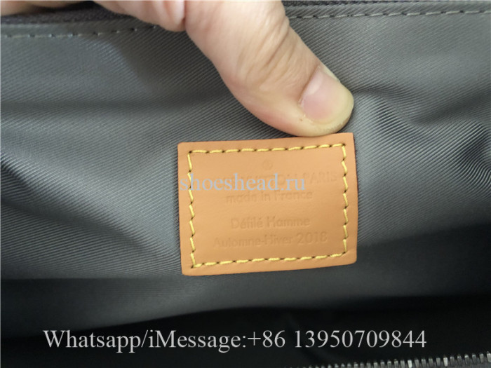 Original Louis Vuitton Keepall Bandouliere Monogram Titanium 50 Grey Duffle