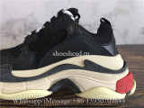 Balenciaga Triple S Sneaker Black Red