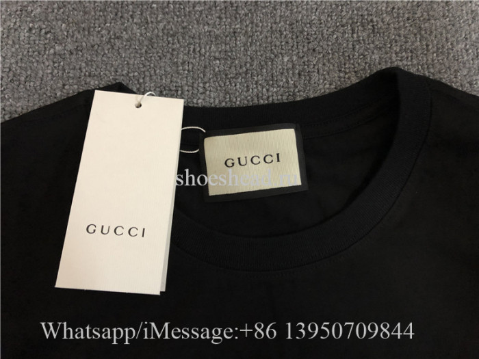 Gucci Logo Printed Cotton T Shirt