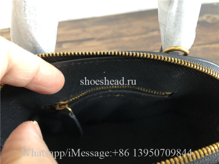Original Balenciaga Ville Top Handle XXS Calfskin Mini Bag