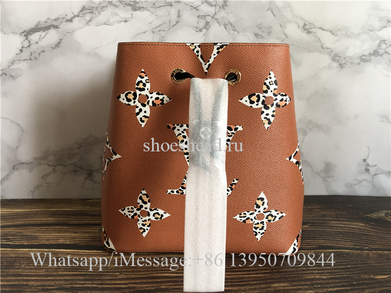 Original Louis Vuitton Neonoe Giant Monogram Jungle Animal Pattern M44717 Handbag Shoulder Bag