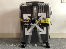 Luggage Rimowa x Off-white Transparent 21 inch Rolling Luggage Carry on Suitcase