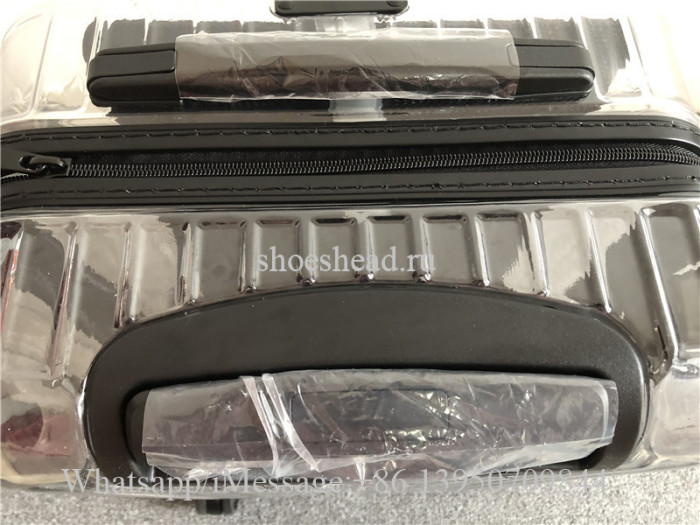 Luggage Rimowa x Off-white Transparent 21 inch Rolling Luggage Carry on Suitcase