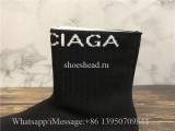 Balenciaga Logo Speed Sock Sneaker Black