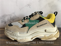 Balenciaga Fall Winter Triple S Sneaker Grey Green Yellow