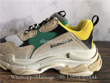 Balenciaga Fall Winter Triple S Sneaker Grey Green Yellow