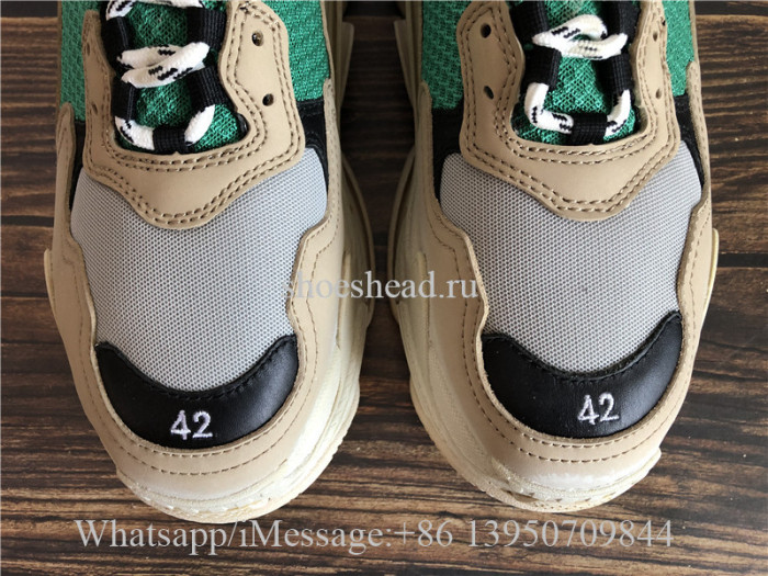 Balenciaga Fall Winter Triple S Sneaker Grey Green Yellow