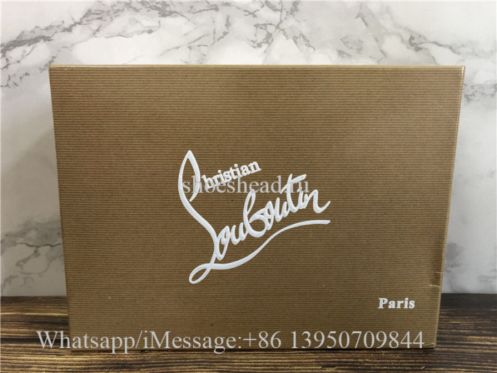 Christian Louboutin Red Louis Rhinestones High Top Sneaker