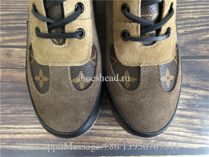 Louis Vuitton Laureate Platform Desert Boot Brown