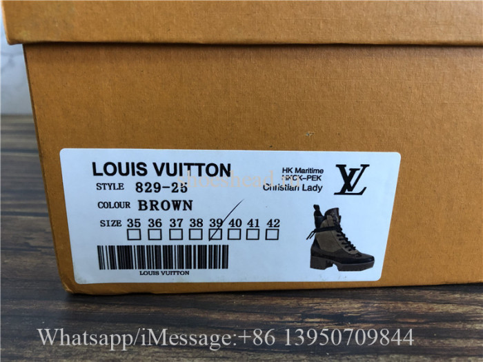 Louis Vuitton Laureate Platform Desert Boot Brown