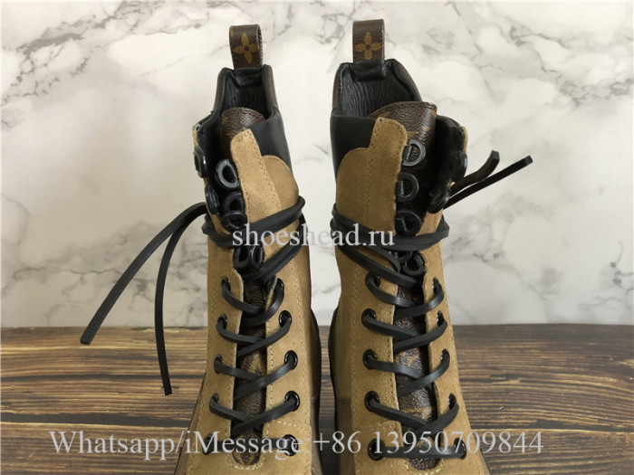 Louis Vuitton Laureate Platform Desert Boot Brown