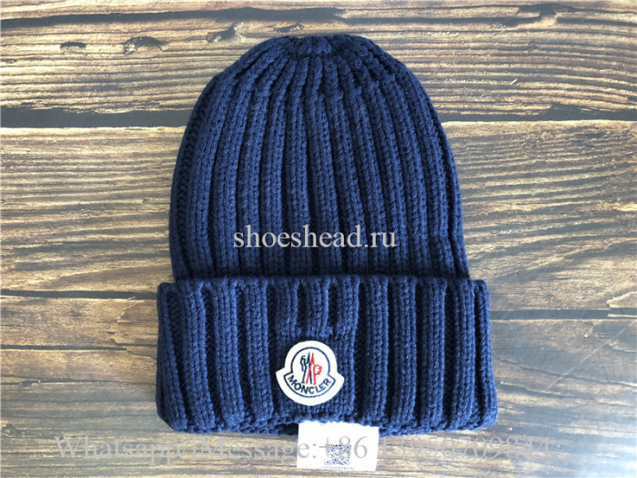 Moncler Blue Sweater Hat & Scarf