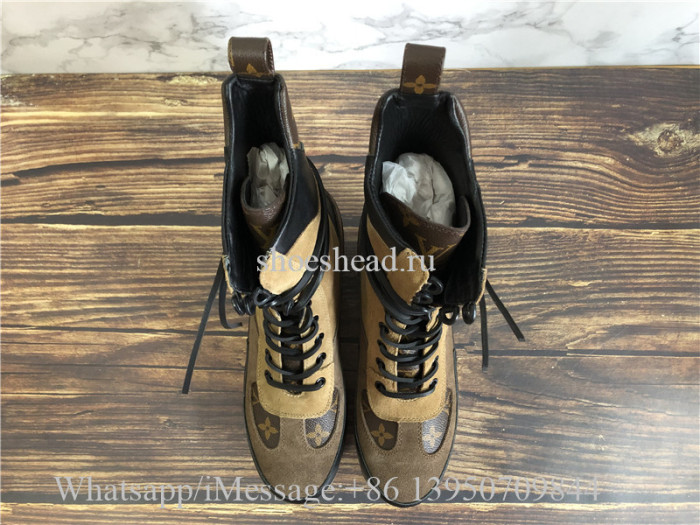 Louis Vuitton Laureate Platform Desert Boot Brown