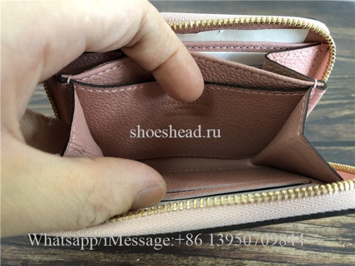 Original Quality Louis Vuitton Pink Short Wallet M60740