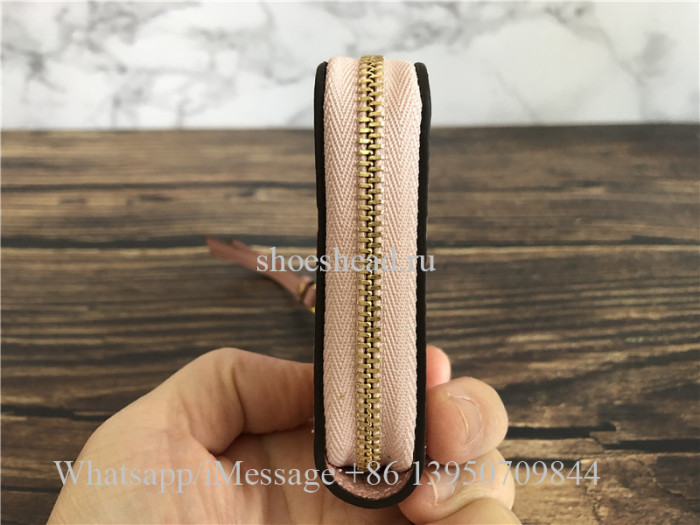 Original Quality Louis Vuitton Pink Short Wallet M60740