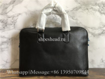 Original Quality Louis Vuitton Black Leather Laptop Bag