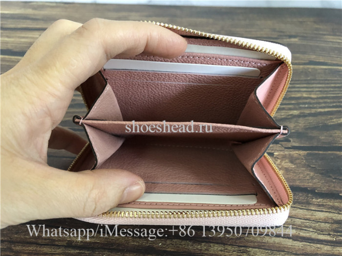 Original Quality Louis Vuitton Pink Short Wallet M60740
