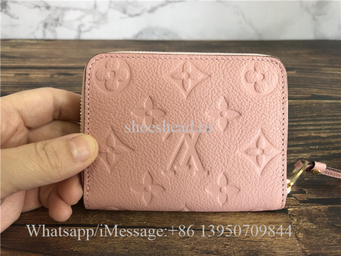 Original Quality Louis Vuitton Pink Short Wallet M60740