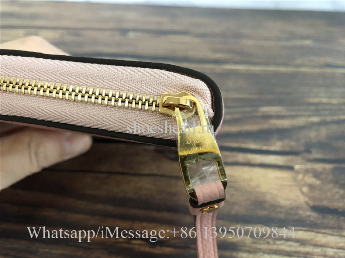Original Quality Louis Vuitton Pink Short Wallet M60740