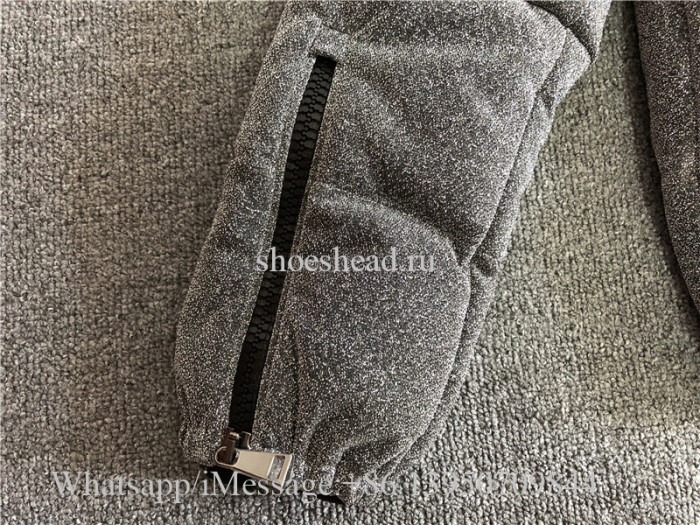 Moncler Bandama Silver Short Jacket 2019