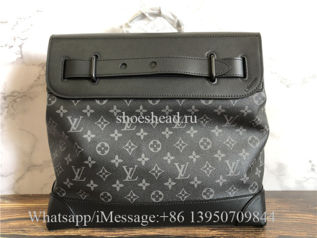 Original Louis Vuitton Monogram Steamer PM Black Bag