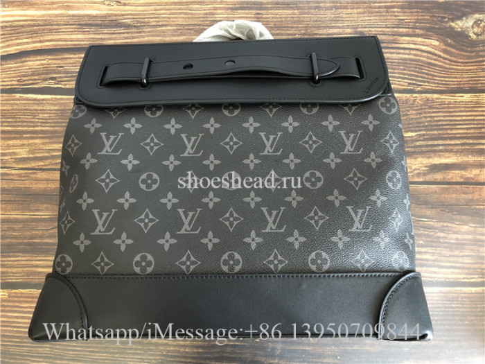 Original Louis Vuitton Monogram Steamer PM Black Bag