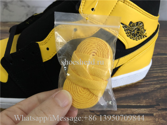 Air Jordan 1 BMP New Love Black Yellow
