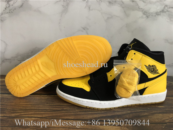 Air Jordan 1 BMP New Love Black Yellow