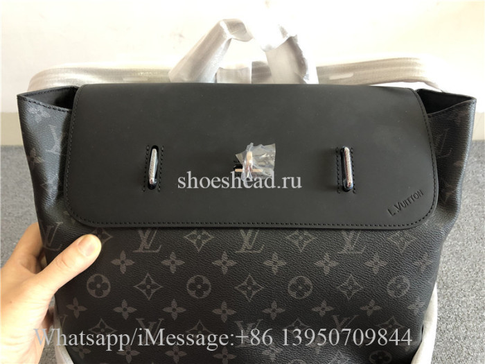 Original Louis Vuitton Monogram Eclipse Canvas Steamer Backpack M44052