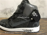 Off White x Air Jordan 1 Louis Vuitton Black