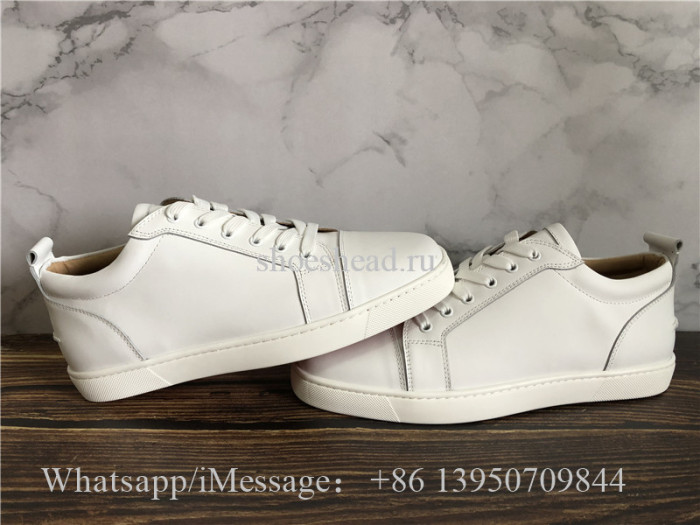 Christian Louboutin Flat Low Top Sneaker White
