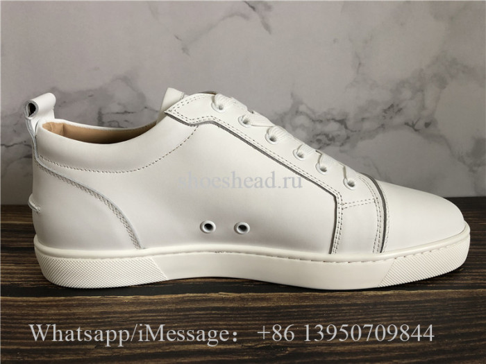 Christian Louboutin Flat Low Top Sneaker White