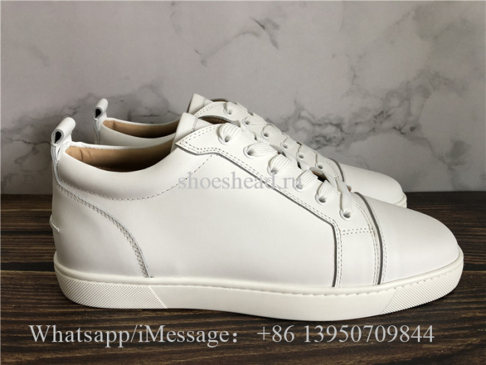 Christian Louboutin Flat Low Top Sneaker White