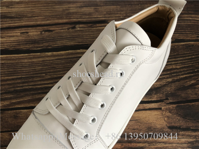Christian Louboutin Flat Low Top Sneaker White