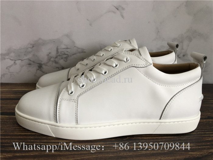 Christian Louboutin Flat Low Top Sneaker White