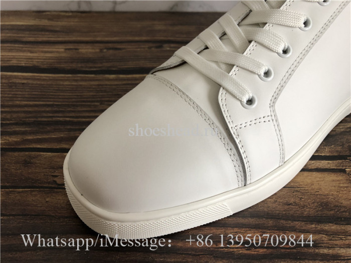 Christian Louboutin Flat Low Top Sneaker White