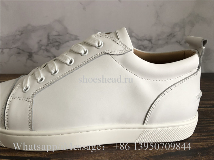 Christian Louboutin Flat Low Top Sneaker White