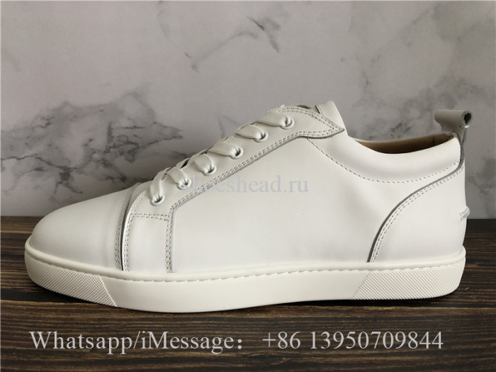Christian Louboutin Flat Low Top Sneaker White