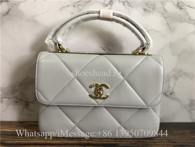 Original Quality Chanel 2019-20AW Chain Plain Leather Handbags