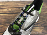 Dior Homme B22 Sneaker Green Technical Knit Silver-Tone Black Calfkin