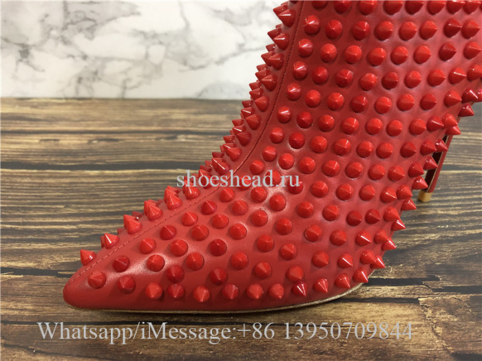 Christian Louboutin High Boots Red Studs