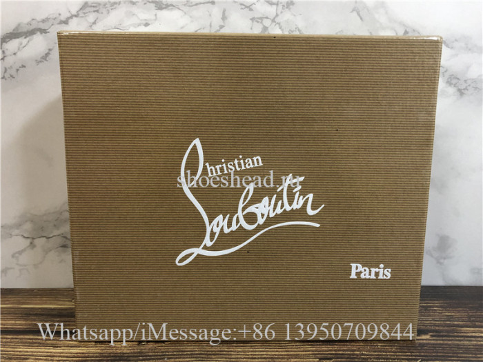 Christian Louboutin High Boots Red Studs