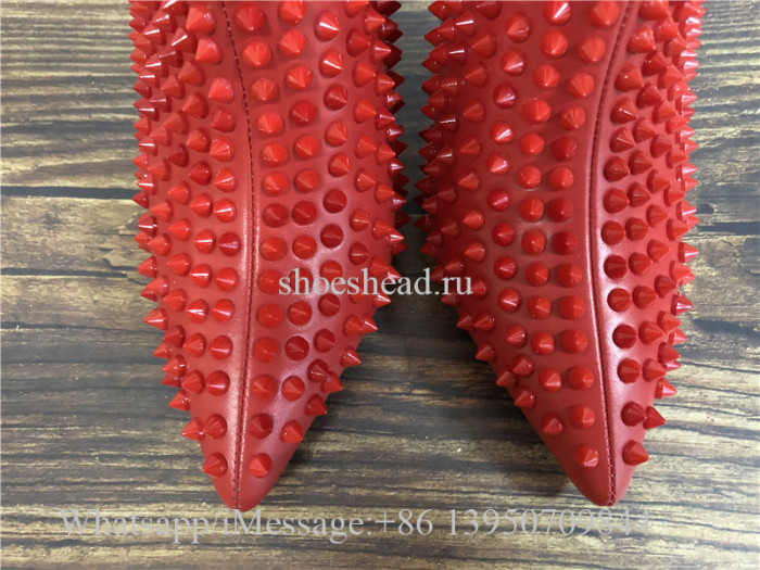 Christian Louboutin High Boots Red Studs