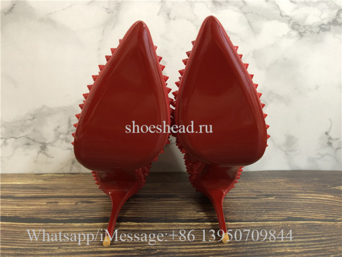 Christian Louboutin High Boots Red Studs