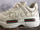 Gucci Rhyton Vintage Gucci Logo Leather Sneaker