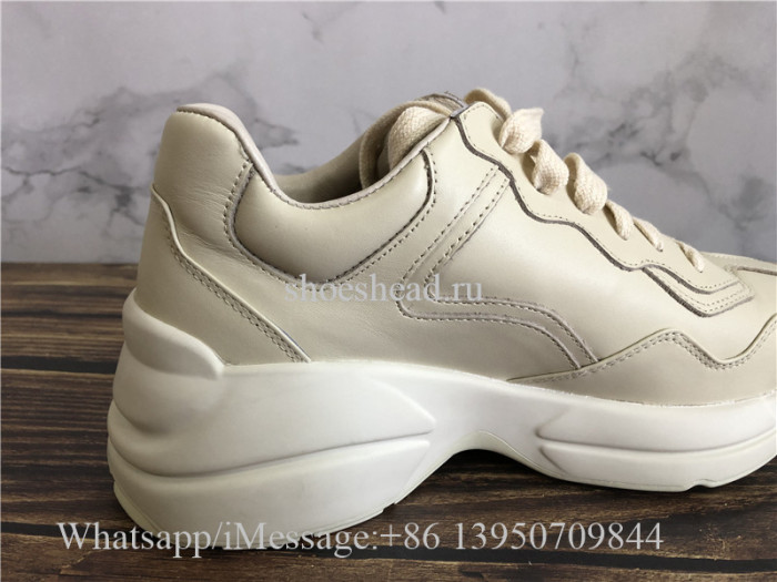 Gucci Rhyton Vintage Gucci Logo Leather Sneaker